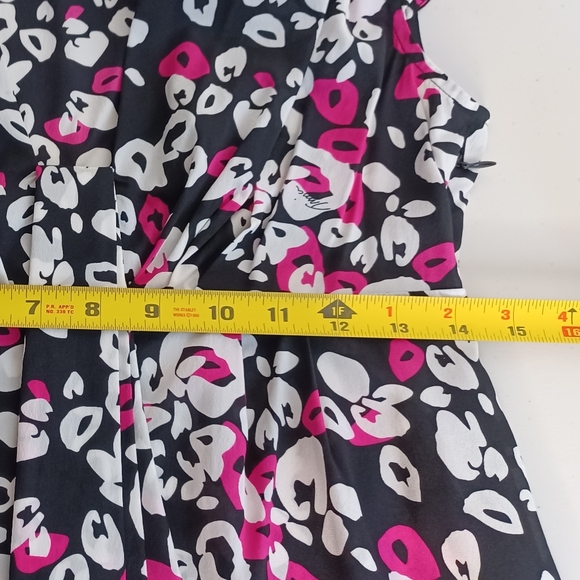 Trina Turk Y2K Babydoll Cap-Sleeve Office Blouse - Picture 9 of 12